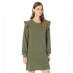 Lilla P ruffle cap long sleeve dress woman’s large
